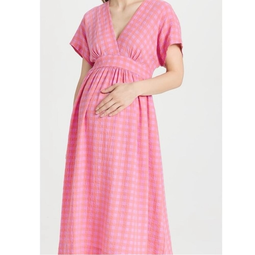 Hatch maternity Carolina Pink Dolman Sleeve Sundress